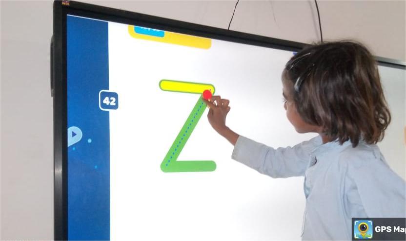 Conducting mind spark classes through android TV and computer labs in school